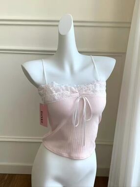 💮3/$30💮 Pink Spaghetti Strap Camisole  Tank Top